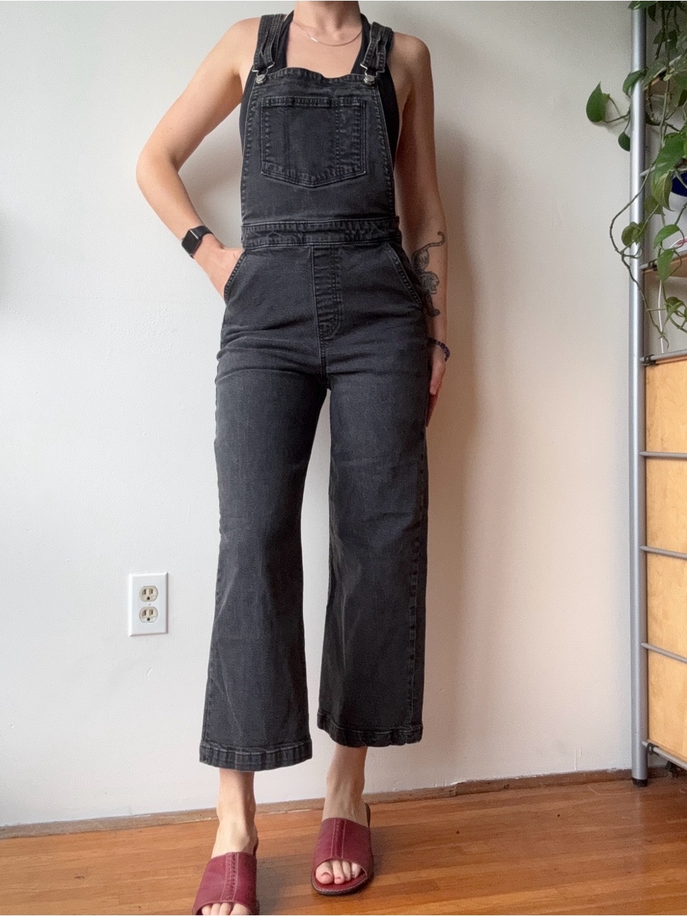 Levi’s Black Denim Overalls